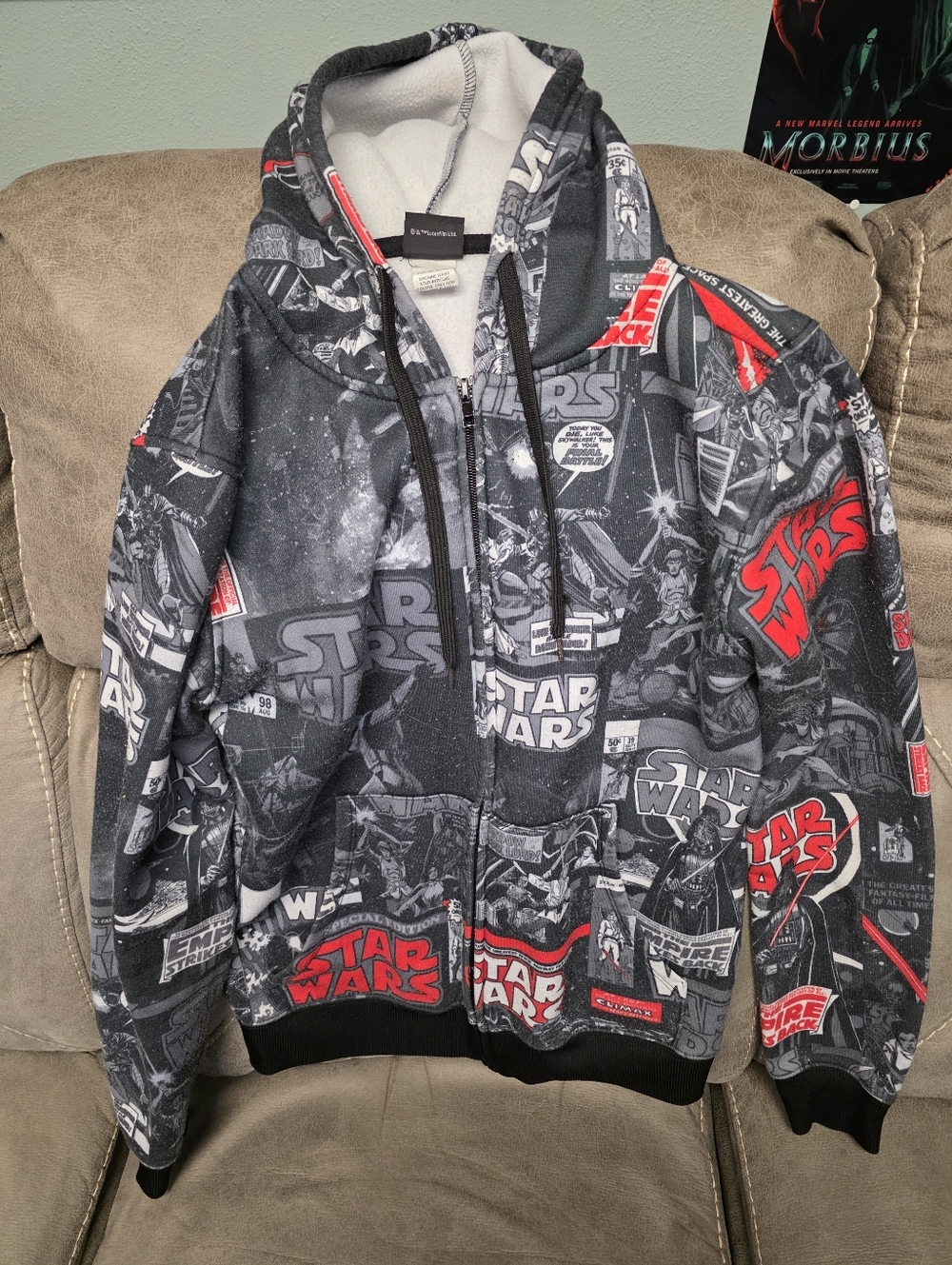 Star Wars zip-up hoodie Small
